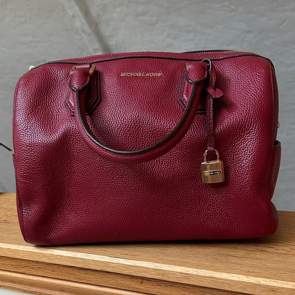 Michael Kors Rich Burgundy Satchel